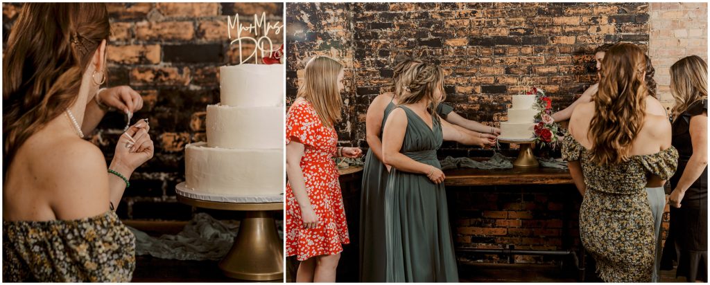 Wedding Cake Pulls Tradition